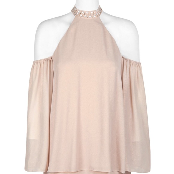 Laundry By Shelli Segal Dresses & Skirts - Laundry By Shelli Segal Cold Shoulder Halter Dress